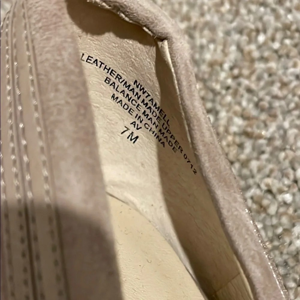 Nine West Taupe Heels Classic Suede Pumps